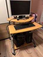 Computertafel te koop, Ophalen, Gebruikt, 70 tot 120 cm, Minder dan 70 cm