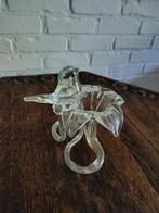 vaasje met vogeltje, Huis en Inrichting, Woonaccessoires | Vazen, Ophalen, Zo goed als nieuw, Glas