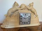 Art Deco Sarreguemines Klok, Antiek en Kunst, Ophalen