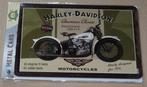 Metalen plaat Harley Davidson, Neuf