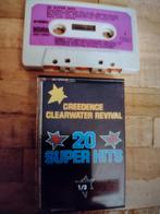 MUZIEK CASSETTE: CREEDENCE CLEARWATER REVIVAL: 20 superhits, Cd's en Dvd's, Cassettebandjes, Gebruikt, 1 bandje, Ophalen of Verzenden