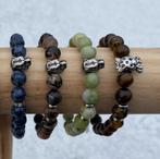 Superbes bracelets en pierre naturelle , Neuf, Enlèvement ou Envoi, Autres couleurs, Avec bracelets à breloques ou perles