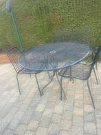 Ijzeren tuinset, Ophalen, Gebruikt, Metaal