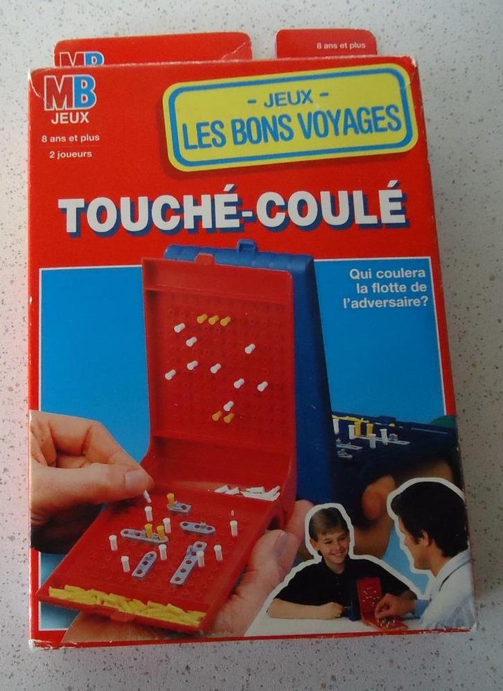 Touché-Cole of "Zeeslag" van MB Pocket Versie., Hobby en Vrije tijd, Gezelschapsspellen | Overige, Gebruikt, Een of twee spelers