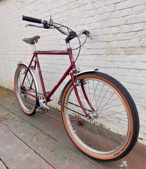 Retro MTB fiets Raleigh Metropolitan 26” rebuild, Fietsen en Brommers, Fietsen | Oldtimers, Ophalen