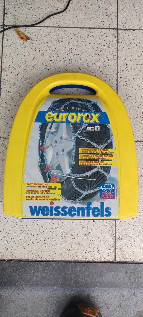 Weissenfels Eurorex sneeuwkettingen – maat 10 – amper gebrui, Auto diversen, Sneeuwkettingen, Gebruikt, Ophalen