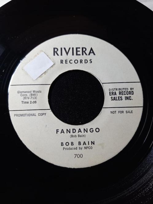 Bob Bain‎ — Promo « Popcorn » de Fandango, CD & DVD, Vinyles Singles, Comme neuf, Single, Jazz et Blues, 7 pouces, Enlèvement ou Envoi