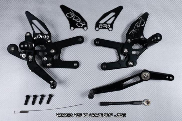 Platine Commandes Reculées YAMAHA YZF R6 / RACE 2017 - 2025, Motos, Accessoires | Autre, Neuf, Enlèvement ou Envoi