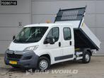 Citroën Jumper 130PK Euro6 Open Laadbak Dubbel Cabine Trekh, Auto's, Bestelwagens en Lichte vracht, Stof, Gebruikt, Euro 6, Citroën