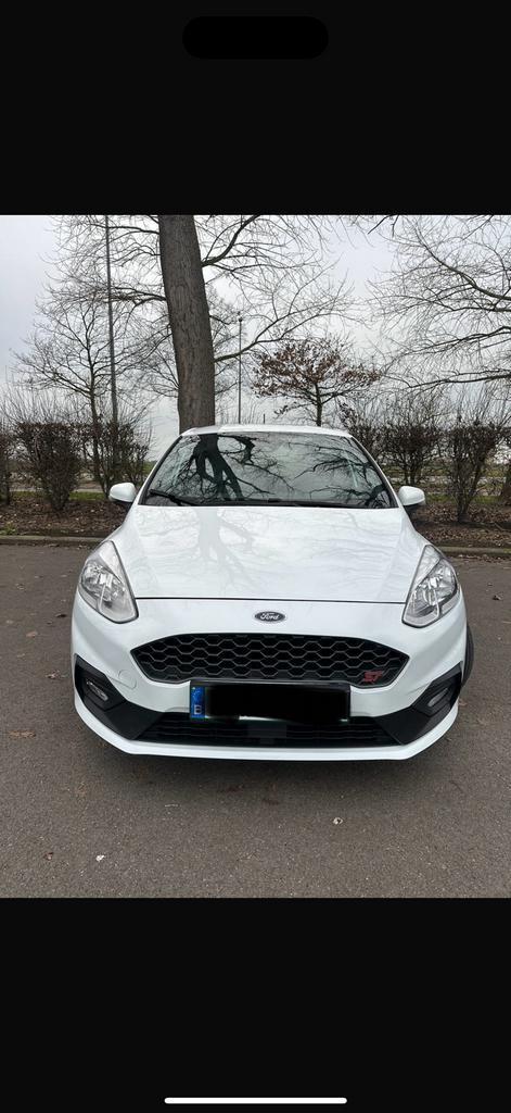 Ford fiesta st-line 1.1 eco boost 2018, Auto's, Ford, Particulier, Fiësta, Benzine, Euro 6, 5 deurs, Handgeschakeld, Wit, Zwart