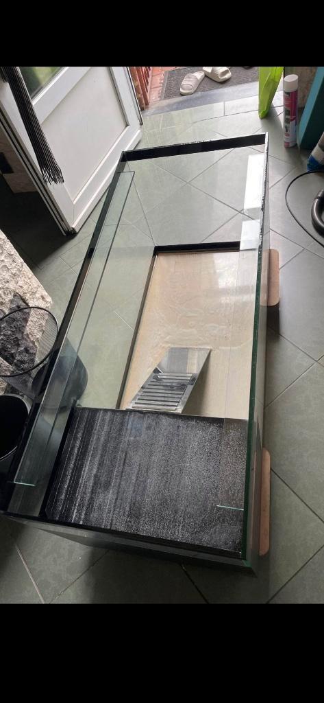 Aquarium XXL 120 cm – Pack complet installer ( 303 L), Dieren en Toebehoren, Reptielen en Amfibieën | Toebehoren, Zo goed als nieuw