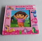Dora reusachtig puzzelboek 3 € met 5 puzzels, Ophalen of Verzenden, Zo goed als nieuw