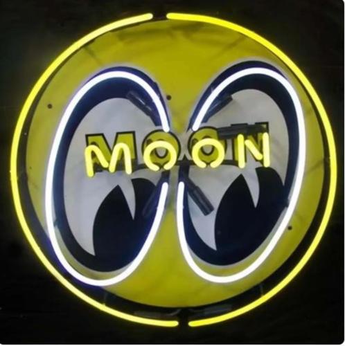 Moon eyes neon en veel andere USA garage mancave neons, Collections, Marques & Objets publicitaires, Neuf, Table lumineuse ou lampe (néon)