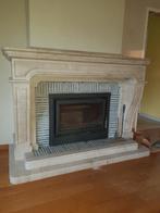 Schouwmantel travertin, Huis en Inrichting, Haarden, Ophalen, Zo goed als nieuw