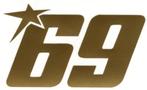 Nicky Hayden 69 MotoGP sticker #5, Motoren, Verzenden