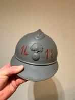 Wo1 Franse infanterie helm met binnenwerk, Verzamelen, Ophalen of Verzenden