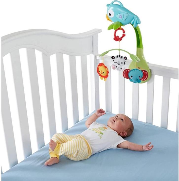 FISHER-PRICE 3-IN-1 muziekmobiel, Kinderen en Baby's, Speelgoed | Babyspeelgoed, Gebruikt, Mobiel, Met geluid, Ophalen