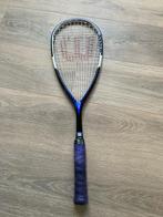 Squash racket Wilson nano Carbon in goede/gebruikte staat, Ophalen of Verzenden, Gebruikt, Racket, Met hoes