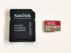 Sandisk 64Gb ultra micro sd kaart + adapter, TV, Hi-fi & Vidéo, Photo | Cartes mémoire, Comme neuf, SD, 64 GB, Enlèvement ou Envoi