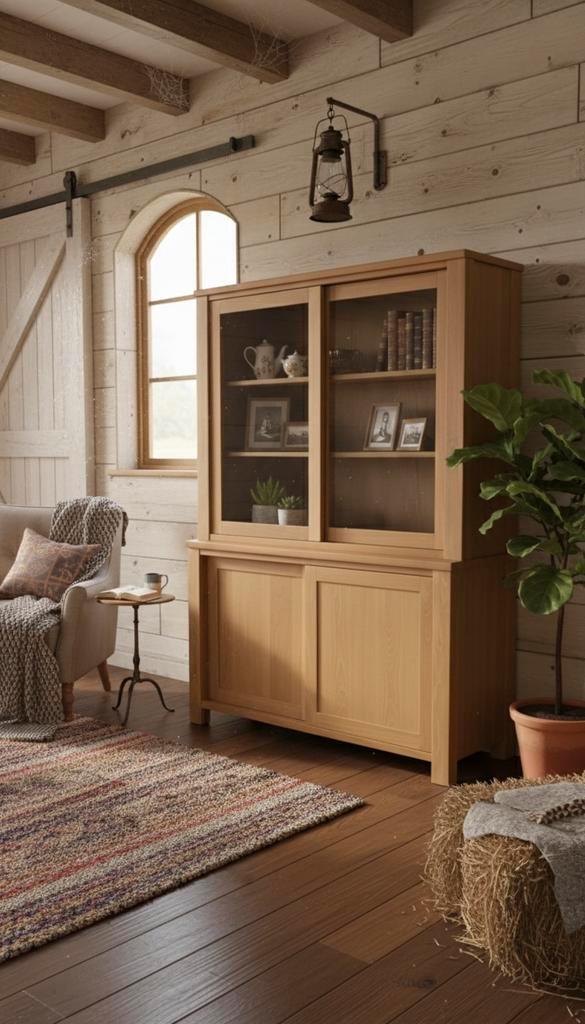 Buffetkast Vitrinekast Keukenkast, Huis en Inrichting, Kasten | Buffetkasten, Nieuw, 200 cm of meer, 150 tot 200 cm, 50 tot 75 cm