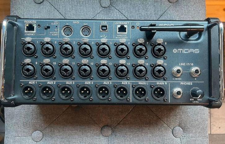 Midas MR18 digitaal mengpaneel, Muziek en Instrumenten, Mengpanelen, Ophalen of Verzenden