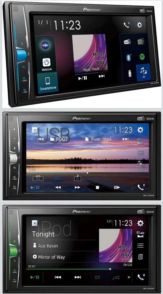 Autoradio Pioneer DMH-3300DAB, Autos : Divers, Autoradios, Comme neuf, Enlèvement ou Envoi