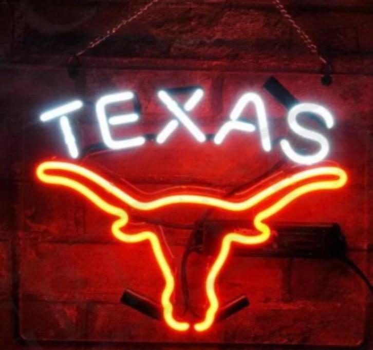 Texas neon en veel andere USA americana decoratie neons, Verzamelen, Merken en Reclamevoorwerpen, Nieuw, Lichtbak of (neon) lamp