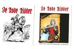 2 x sticker  -  De Rode Ridder  -  zie scan's, Verzamelen, Stripfiguren, Nieuw, Plaatje, Poster of Sticker, Overige figuren, Verzenden