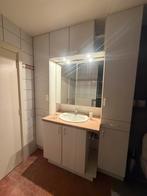 Meuble de toilette avec miroir, Enlèvement, Comme neuf, Meuble lavabo