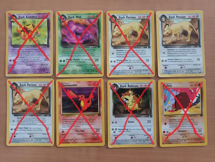 Pokémon Team Rocket set (april 2000), Hobby en Vrije tijd, Verzamelkaartspellen | Pokémon, Zo goed als nieuw, Meerdere kaarten