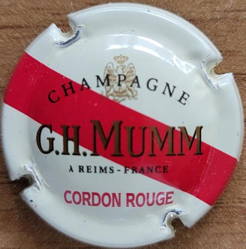 Capsule Champagne G.H. MUMM & Cie crème & rouge nr 134, Collections, Vins, Neuf, Champagne, France, Enlèvement ou Envoi