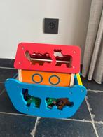 Houten boot met dieren, Ophalen, Zo goed als nieuw