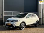 Nissan Qashqai 1.5 dCi Tekna bj.2014 360Cam|Pano|Navi|Nap., Auto's, Nissan, Zwart, Parkeersensor, Wit, 99 g/km