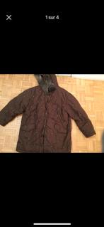 Bruine jas met capuchon - Lafayette Collection - Maat: L, Gedragen, Maat 42/44 (L), Bruin