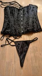 Bustier et string noirs, Enlèvement ou Envoi, Noir, Ensemble
