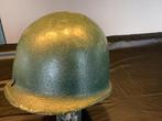 Casque US ww2 impacte récupéré tel chez l habitant repeint, Enlèvement ou Envoi