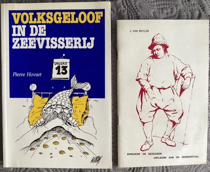 Volksgeloof in de zeevisserij+Spreuken uit de zeemanstaal, Livres, Histoire & Politique, Enlèvement ou Envoi