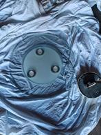 Design , led plafond lusters uit glas., Ophalen, Gebruikt, Glas