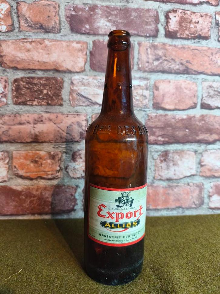 Bouteille Extra alliés extrallies export, Collections, Marques de bière, Enlèvement ou Envoi
