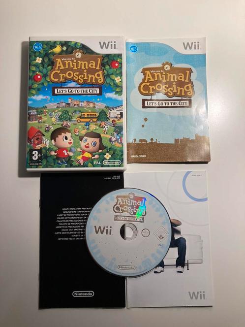 Animal Crossing Let's Go To The City, jeu Wii, jeu Nintendo, Consoles de jeu & Jeux vidéo, Jeux | Nintendo Wii, Comme neuf, Aventure et Action