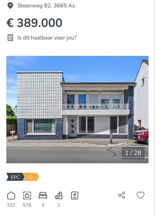 In As : Huis te koop 4 slaapkamers evt 5, Immo, Huizen en Appartementen te koop, Provincie Limburg, D
