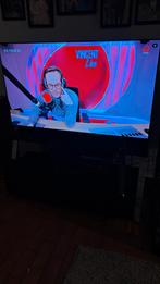 Meuble TV moderne en verre noir, 25 à 50 cm, Moins de 100 cm, 100 à 150 cm, Enlèvement