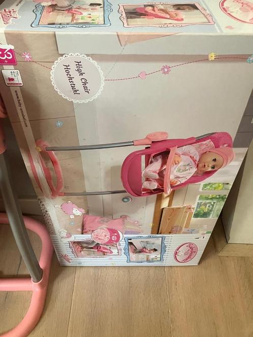 Baby Annabel Kinderstoel + draagzak, Kinderen en Baby's, Speelgoed | Poppen, Zo goed als nieuw, Ophalen