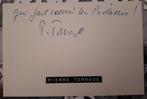 Authentique autographe de Pierre Tornade, Enlèvement ou Envoi, Signé