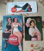 Coca-Cola retro metalen email reclame borden, Ophalen of Verzenden, Zo goed als nieuw