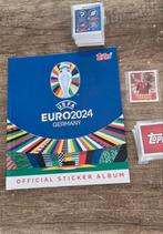 Topps Euro 2024 Hardcover + set 707 stickers, Comme neuf, Envoi