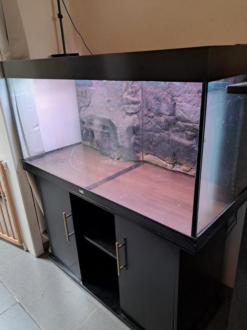 Aquarium 350 litres, avec armoire, Animaux & Accessoires, Poissons | Aquariums & Accessoires, Comme neuf, Enlèvement