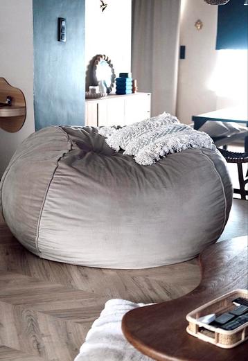 Pouf VETSAK - The jumbo beanbag, Enlèvement, Comme neuf, Beige, Pouf