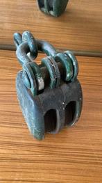 Zware oude katrol, Antiek en Kunst, Ophalen