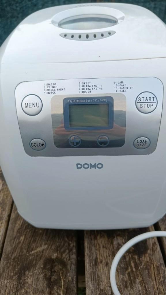 Machine à pain, Electroménager, Machines à pain, Utilisé, Avec minuteur, 400 à 800 grammes de pâte, Fenêtre transparente, Plus de 10 programmes